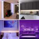 DAYBETTER Waterproof LED Light Strips 66ft, Outdoor LED Strip Lights Color Changing 5050 RGB LED Strip Lights with Remote Control, LED Lights for Indoor Outdoor Use, IP65 (2 Rolls of 33ft)