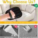 4 x 2026 Upgraded Pet Hair Removal Gloves for Cats & Dogs for Pet Owners, Efficient Grooming Tool for Shedding, Reusable