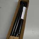 Thestoa Shower Curtain Rod Adjustable 43-78 inch, 1" Diameter Spring Tension Curtain Rod No Drill, Anti-Rust Non-Slip Shower Rod, Black Shower Curtain Rod for Bathroom Tension