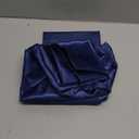 BEDELITE Satin Pillowcase for Hair and Skin, Super Soft Similar to Silk Pillow Cases 4 Pack with Envelope Closure, Cooling Pillowcases for Women Men (20"x26" Standard Size, Navy)