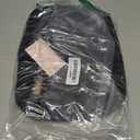 NISHEL Travel Toiletry Bag for women, Portable Hanging Organizer for Travel-Sized Shampoo, Conditioner, Brushes Set, makeup Accessories, Medium Size, Black