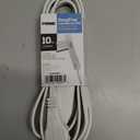 Prime Wire & Cable EC930610 10-Foot 16/3 SPT-2 3-Outlet Cord, White