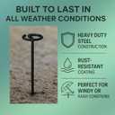 150 Pack Green Landscape Fabric Pins  6 Inch 8 Gauge Garden Staples for Weed Barrier, Landscape Fabric, Lawn Edging, Ground Cover  Rust-Resistant Painted Stakes