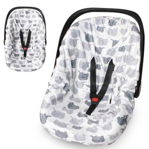 Infant Car Seat Cover Liner, Carseat Cover Liner and Protection for Baby Boys Girls, Soft Comfortable, Machine Washable (Grey)