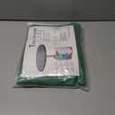 Obstal Fitted Round Green Table Cloth, Reversible Waterproof Stain Resistant Elastic Stretch Tablecloth, Wipe Clean Table Cover for Outdoor/Indoor Use, Fits Round Tables up to 40" - 44" Diameter