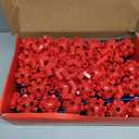 Fort Building Kit for Kids,STEM Construction Toys, Christmas & Birthday Gift for 4 5 6 7 8 9 10 11 12 Years Old Boys and Girls, Ultimate Creative Set for Indoor & Outdoors Activity,140 Pcs, Original (Red)