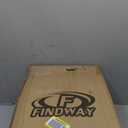 findway Golf Travel Bags for Airlines with Wheels and ABS Hard Case Top, Protect Your Clubs, Waterproof 1680D Oxford Fabric and Oversize Tank Wheels, Lightweight and Easy to Maneuver (Black)