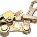 4400lb Cable Grip Steel Wire Gripper, 2 Ton Cable Puller Tool for 4-22 mm Wire Rope, Cable Tensioner with Swing Latch, Rope Jaw Puller Tightening Tool