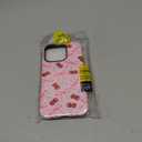 EWAIDI Magnetic Case for iPhone 16 Pro, Cute Pink Bow Cherry Print Aesthetic Trendy Pattern, Soft TPU Hard PC Case, with MagSafe for Women Girls-Cherry