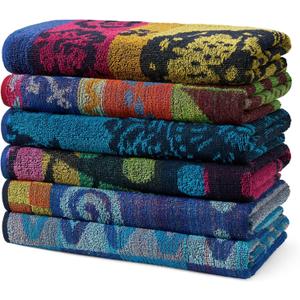 Ben Kaufman Terry Beach & Pool Towel - Large Cotton Towels for Pool, Beach, Bath, Gym & More - Soft, Absorbent & Oversized Beach Towel Bundle - Multipack with Assorted Colors - 30 x 60 (6-Pack)