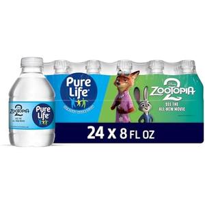 Pure Life Purified Water Bottles, 48 Pack - Still Bottled Water Enhanced with Minerals for a Crisp Taste, Plastic Bottles - 8 Fl Oz, Best Before: 03/31/27