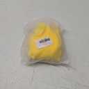 Women's Ruched Mesh Bikini Swimsuit Bottoms High Waisted Sheer Short Swim Skirt, L, Yellow