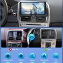 4+64G for Volvo XC60 2008-2013 Android Car Stereo with Wireless Carplay and Android Auto - 9 Inch HD Touchscreen Radio with 32EQ DSP/5GHz WiFi/GPS/SWC/Mirror Link + AHD Rear View Camera