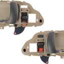 IRONTEK 1 Pair Interior Door Handle for Driver and Passenger Side Fits 95-00 Chevrolet C/K Tahoe 99-06 Chevrolet Silverado 95-00 GMC C/K Yukon 99-06 GMC Sierra Inner Door Handle #15708043 15708044