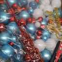 Dolicer 6FT Pop Up Artificial Christmas Tree with Lights & Remote, Collapsible Easy Christmas Tree with 200 Warm White & Colorful LED Lights, Foldable Xmas Tree for Small Space