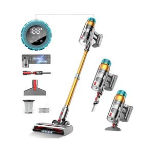 Cordless Vacuum Cleaner for Home 600W 60Kpa Upgraded Powerful Stick Vacuum Up to 75Mins, Anti-Tangle & Wall Mount Charging, 8 in 1 Lightweight Vacuum Cleaners for Home/Pet Hair/Carpets/Floors