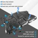 Upgrade Manganese Steel Front Engine Splash Shield for Ford Escape 2013-2019, Front Engine Splash Shield Guards Suitable for Escape Under Engine Cover, Directly Replace Original