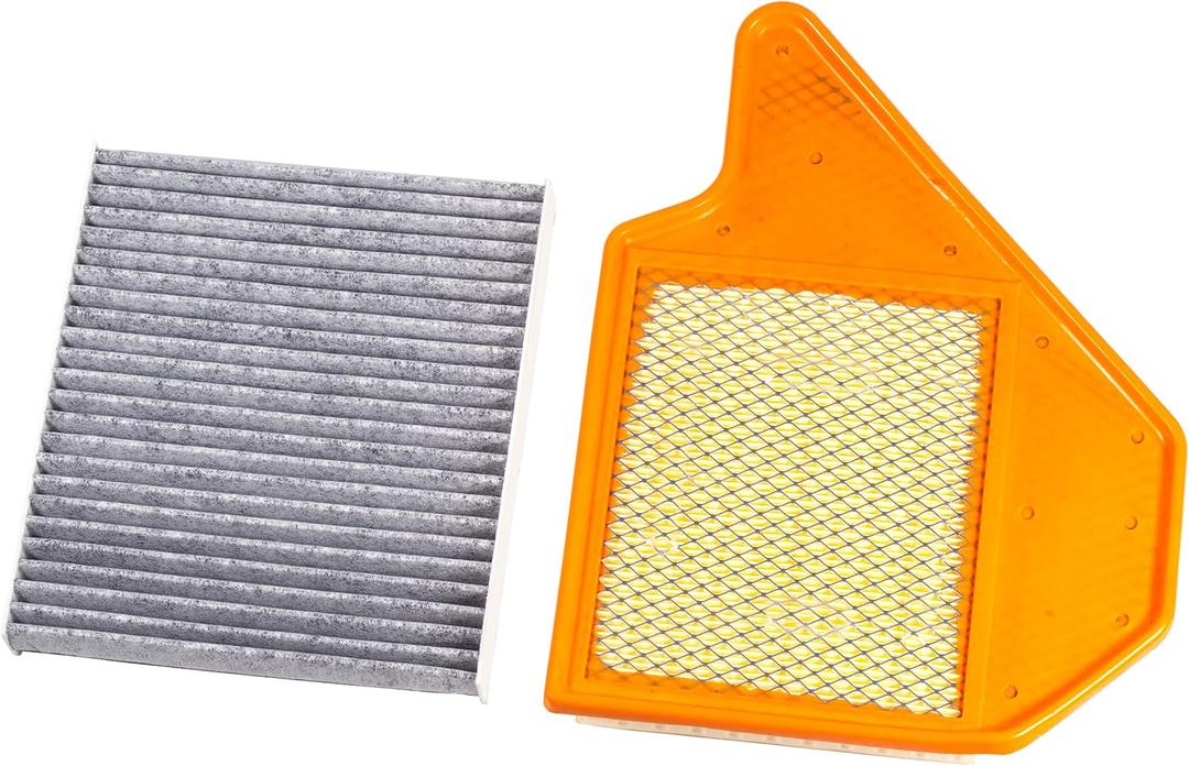 CF10743 CA11050 Engine and Cabin Air Filter fit for Chrysler Town&Country 2011-2016,Dodge Grand Caravan 2011-2020,Ram C/V 2012-2015,Volkswagen Routan 2011-2014 3.6L 2011 2012 2013 2014 2015 2016-2020.
