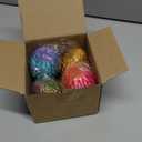 TBOLINE 4PCS 3D Printed Dragon Egg, Christmas Stocking Stuffers for Kids, Articulated Crystal Animals Fidget Toy, Small 3D Printer Dinosaur Eggs Party Favors Toy for Kids Boy Girls 5-7 8-12