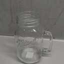 Mason Craft & More Glass Jar with Handle and Lid - Clear