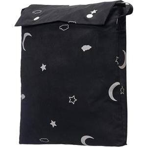 Basics Portable Blackout Curtain Shade with Suction Cups, 50" W x 78" L, 1Pack, Moon and Stars