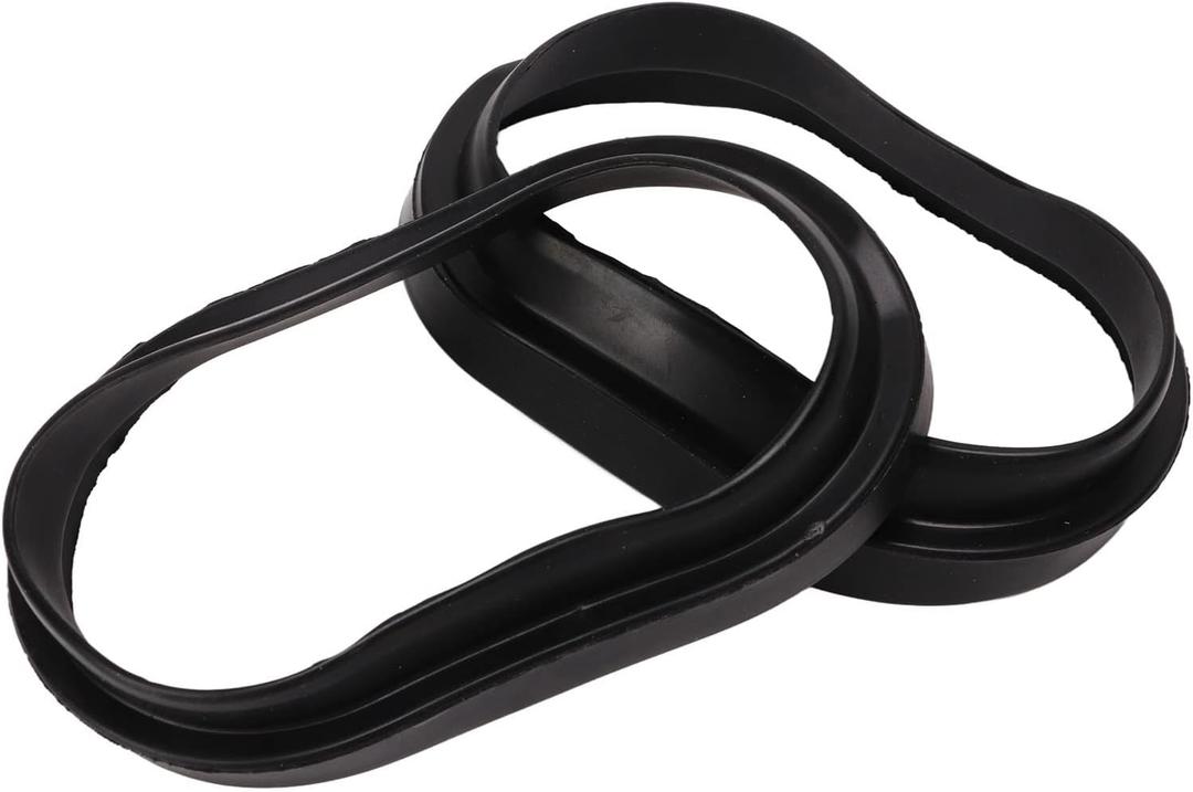 Aramox Air Intake Duct Rubber Boots, 2 Pcs Air Intake Tube Duct Rubber Boot Inlet Pipe Seal Replacement for GSXR 600 750 1000