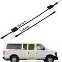 Side Door latch release cable compatible for Ford E150 E250 E350 E450 E550 van Super duty 1992-2014 Right side hinged cargo door replacement cable 6C2Z15264A00AB (2 pack)