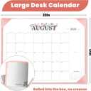Large 22x17 Desk Calendar 2026-2027, 18 Months, Jul-Dec 2027