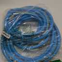 HQMPC Hose Garden Hose With 5/8 in. x 30 ft. Water Hose Heavy Duty Durable Material Water Hose with Solid Fittings (BLUE)