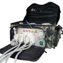 Portable Veterinary Dental Delivery Unit with Air Compressor and Suction System for Dental Veterinary Clinic, 4H
