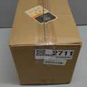 Citylife 2 PCS Storage Bins with Bamboo Lids Plastic Storage Containers for Organizing Stackable Storage Box with Handle, 10.23 x 7.08 x 6.3 inch (White)