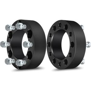 SCITOO 2Pcs 2 inch Wheel Spacers 6x5.5 to 6x5.5 14x1.5 Studs Bore 108mm 6x139.7mm to 6x139.7mm Wheel Spacers Adapters 6 Lug fits for Tahoe for Silverado 1500 for Express 1500