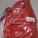 48 Inch Christmas Tree Skirt Red Small Plush Xmas Tree Mat with Merry Christmas Patterns Soft Thick Holiday Decor for Home Party