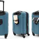 Wrangler Astral Hardside Luggage, Hydro, 20-Inch Carry-On