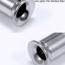 Astm F136 Titanium Round CZ Ear Gauges Screw Fit Flesh Tunnels Plugs Gauges Earring Expander Stretcher Ear Tunnels For Ears 10G 8G 6G 4G 2G 0G 00G Plug Earrings Piercing Jewelry For Women Men