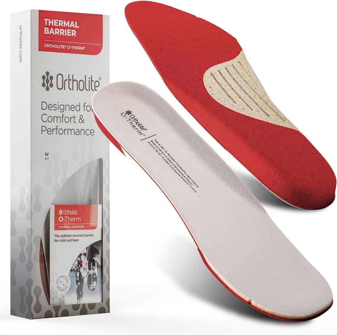 Ortholite O-Therm Thermal Barrier Shoe Sole Trim-to-Fit Insert-Designed for Athletes on Snow or on Turf who Want to Block Out Cold or Heat,W:6-7