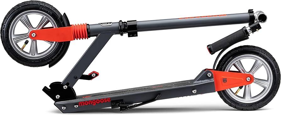 Mongoose Elevate Duo Air Suspension Folding Scooter