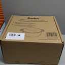 Bruntmor Pre-Seasoned Cast Iron Double Dutch Oven with Skillet Lid - 7 Quart All-in-One Casserole and Braising Pan - Heavy Duty and Oven Safe Black Cookware for Versatile Cooking - 14.7 x 6.9 Inches