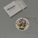 Wonderful Time of The Year Ornament Ornament, Mic-Key and Minnie-Mouse Christmas Ornament, Dis-ney Ornament, 2023 Keepsake, Xmas Gift, Round Ceramic Ornament Printed on Both Sides