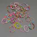 obmwang 30Pcs Princess Necklace Bracelet Set, Teenager Costume Jewelry Play Jewelry for Women Dress Up Pretend Play Party Favors