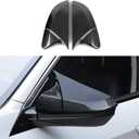 BRMYL Car Rearview Mirror Guard Cover Decals for Honda Civic 2016 2017 2018 2019 2020 2021 10th Gen Accessories ABS Carbon Fiber Exterior Stickers, 2 Pieces
