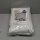 MIULEE Velvet Curtains 104 Inches Long 2 Panels Set for Living Room Bedroom, Cream Pinch Pleat Back Tab Luxury Thermal Insulated Light Blocking Drapes Pleated Blackout Window Curtains with Hooks Ivory