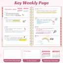 2 x 2026 Planner for Women - Weekly and Monthly Planner 2025-2026, Use Now Through Aug 2026, Daily Academic Calendar Planner Book, with Inner Pocket Gift Box, Perfect for Office Home School- A5 (6.1" x 8.3")