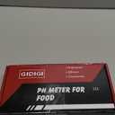 pH Meter Food Digital Electronic pH Tester for Fermentation 3*50ml pH Buffer Calibration Solution Kits Hot Sauce Food Tester Probe for Cheese Sourdough pH Temperature pH Test Strips for Acidity