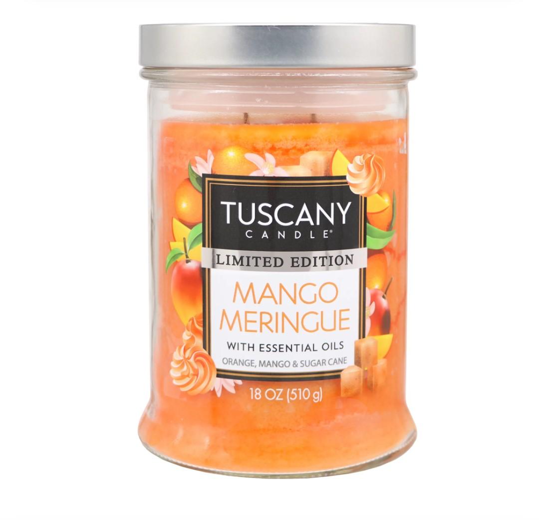 Tuscany Candle Mango Meringue Scented Limited Edition Candle
18 oz
