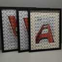 Wiscet 8.5x11 Picture Frame Set of 3, Display Pictures 6x8 with Mat or 8.5 x 11 Without Mat, Photo Frame for Wall Mounting or Tabletop Display, Black