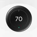 Nest Thermostat Wall Plate Cover Replacement Compatible with Google Nest Learning Thermostat (4th Gen), Practical Nest Learning Thermostat 4 Trim Kit, Snap fit Design (White, 1 Pack)