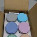 DRKIO 6 Pack Glass Baby Food Storage Containers - 4 Oz Baby Food Jars with Lids Baby Food Maker Microwave Dishwasher Freezer Safe 100% Leak Proof BPA Free Reusable