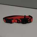 TagME Airtag Dog Collar,Waterproof Reflective Pet Collar with Airtag Holder,Soft Padded and Double D-Rings for Medium Dogs,Red