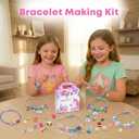 COO&KOO Charm Bracelet Making Kit, A Unicorn Girls Toy that Inspires Creativity and Imagination, Crafts for Girls Ages 8-12 with Jewelry Making Kit Perfect Gifts for 6 7 8 9 10 Girl Self-Expression!